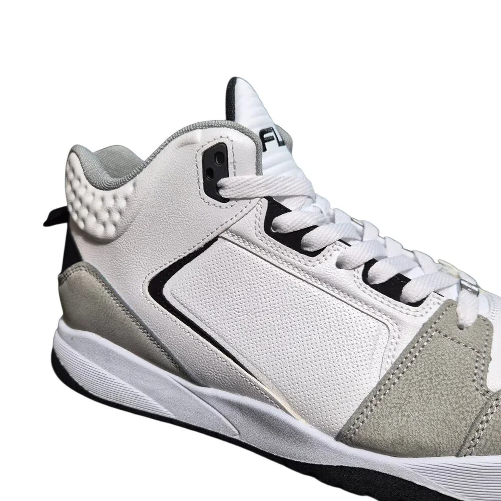 FUBU Men's Hustle Athletic Leisure Sneakers Cushioning Size 13 Lace-Up White